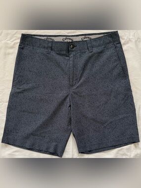 Callaway Men’s Golf Shorts Size 34 Gray Pattern Performance Stretch